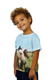 Kids Beautiful Pair Of Horses