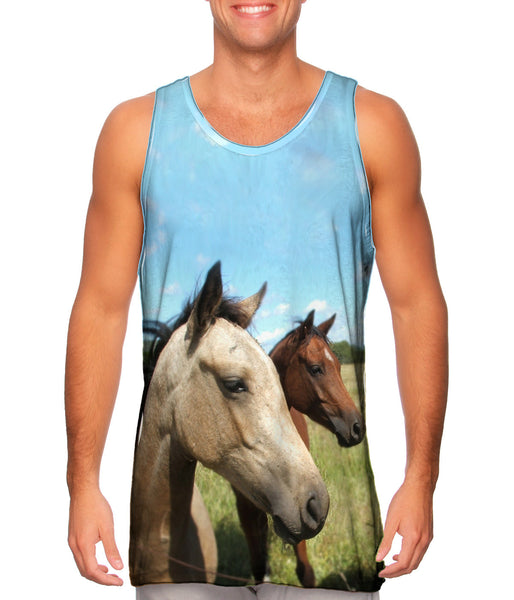 Beautiful Pair Of Horses&nbsp;Mens Tank Top