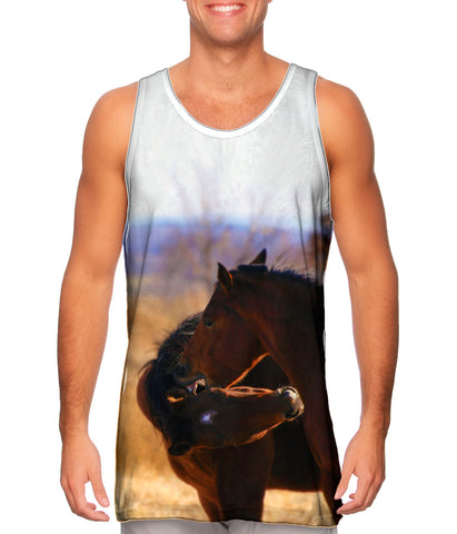 Horse Playing Horses