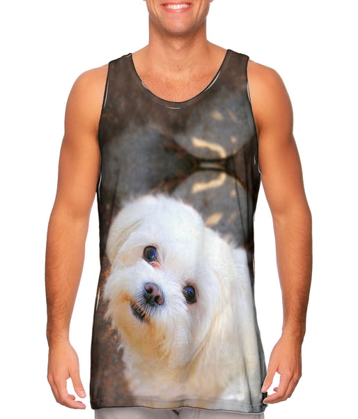 Obedient White Maltese&nbsp;Mens Tank Top