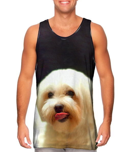 Painting Gold Maltese&nbsp;Mens Tank Top