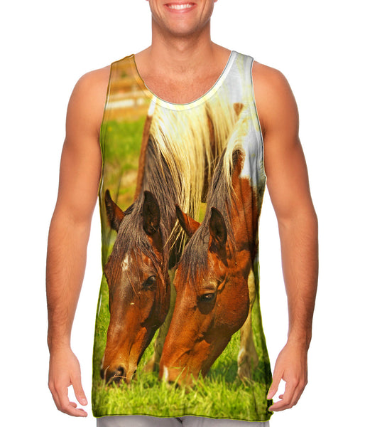 Grass Loves Company Horse&nbsp;Mens Tank Top