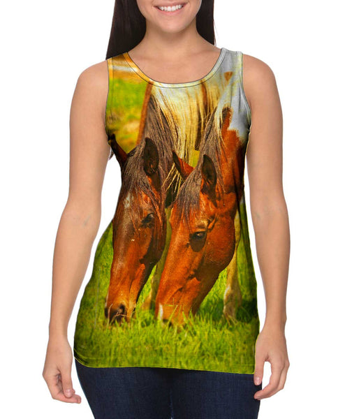 Grass Loves Company Horse&nbsp;Womens Tank Top