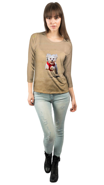 Super Fast Maltese&nbsp;Womens 3/4 Sleeve
