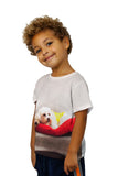 Kids Maltese On Doggy Bed