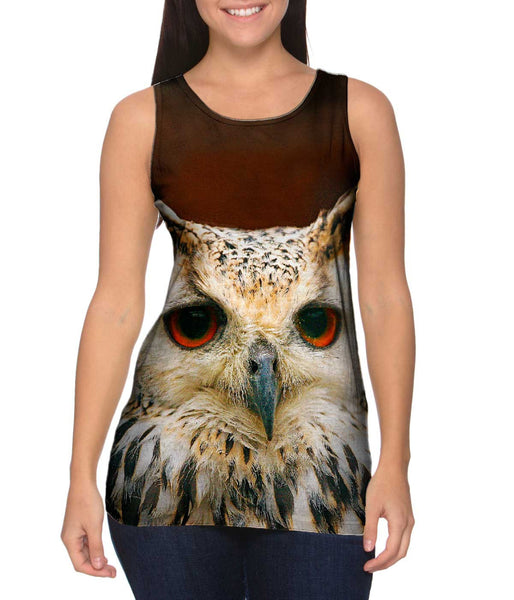 Grandiose White Eagle Owl&nbsp;Womens Tank Top