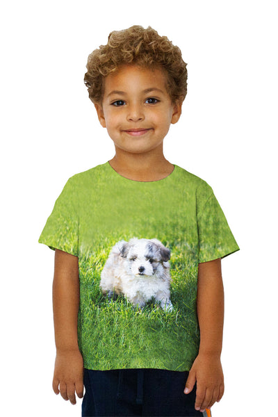 Kids Giddy Salt And Pepper Maltese&nbsp;Kids T-Shirt