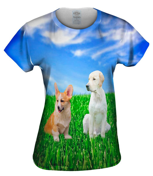 Lawn Dogs Sky Womens Top