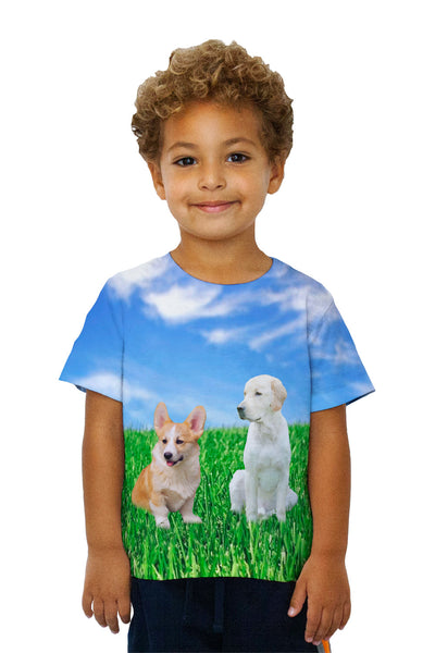 Kids Lawn Dogs Sky Kids T-Shirt