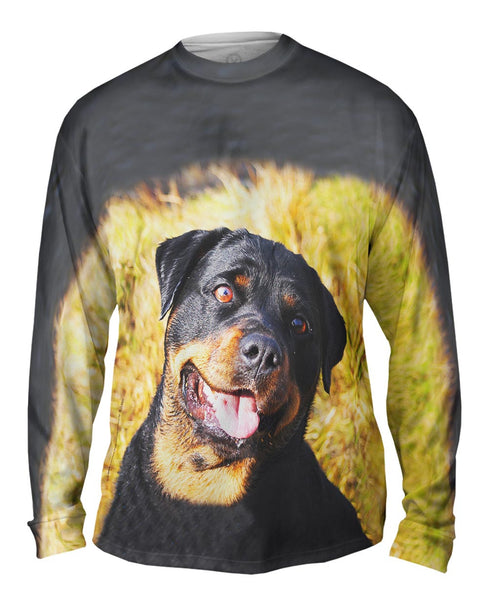 Bashful Rottweiler&nbsp;Mens Long Sleeve