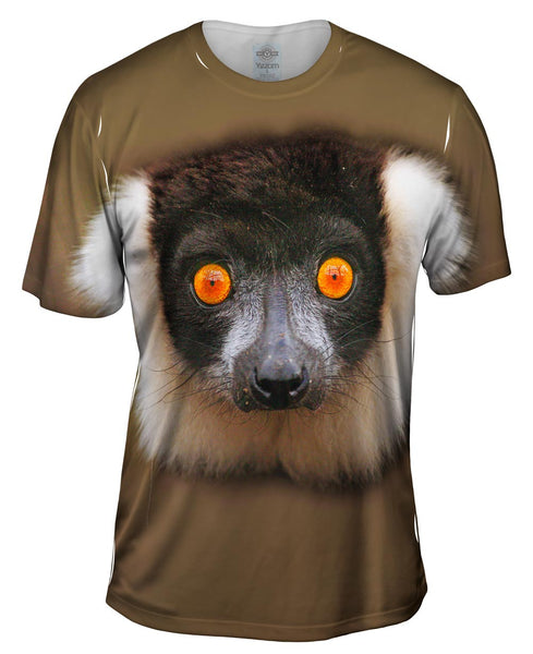 Look Into My Eyes Lemur Mens T-Shirt