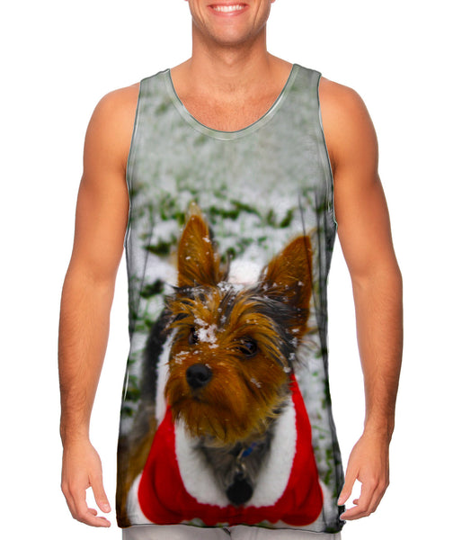 Merry Christmas Yorkie&nbsp;Mens Tank Top