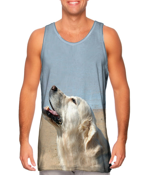 Was That A Plane Golden Lab Mens Tank Top