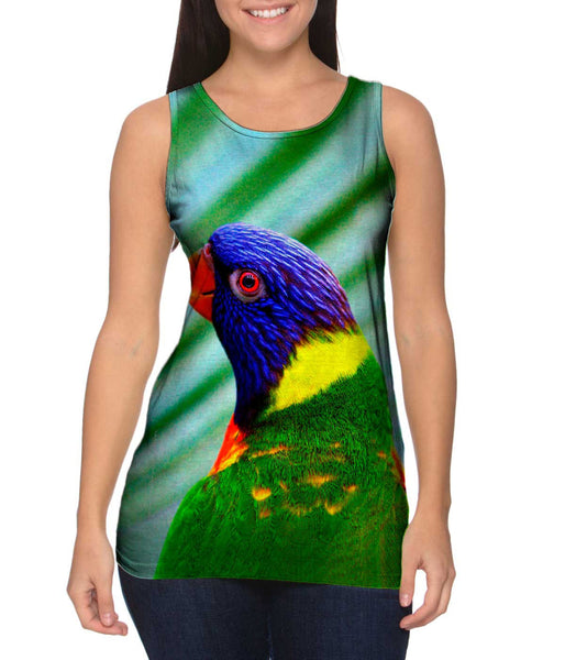 Spunky Parrot&nbsp;Womens Tank Top