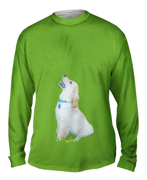 Singing Golden Retriever&nbsp;Mens Long Sleeve