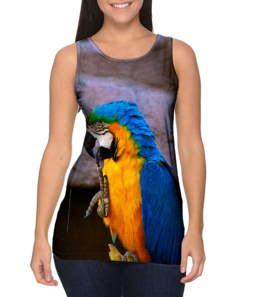 Hang Nail Blue Parrot&nbsp;Womens Tank Top