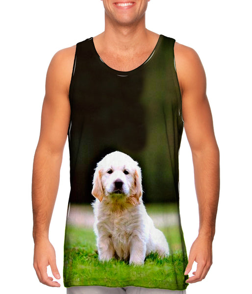 Tiny Puppy Retriever&nbsp;Mens Tank Top