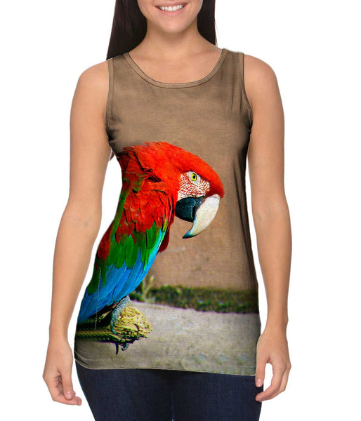 Sassy Red Parrot&nbsp;Womens Tank Top
