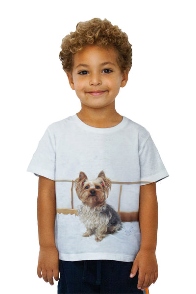 Kids Fancy Yorkshire Terrier Kids T-Shirt