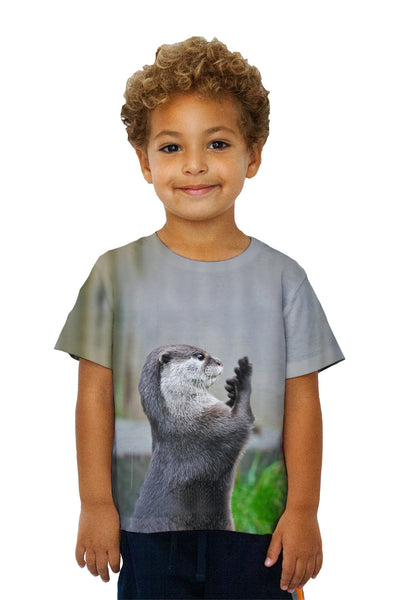 Kids Prune Fingers Gray Muskrat&nbsp;Kids T-Shirt