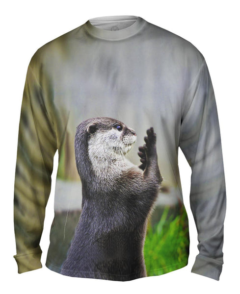 Prune Fingers Gray Muskrat&nbsp;Mens Long Sleeve