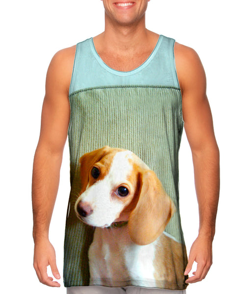 Bashful Little Beagle&nbsp;Mens Tank Top