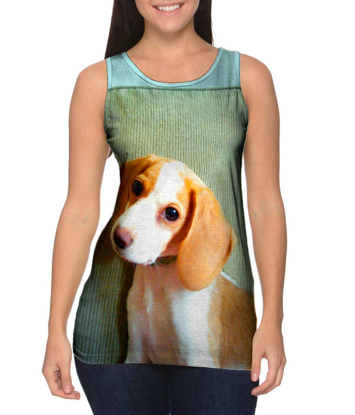 Bashful Little Beagle&nbsp;Womens Tank Top