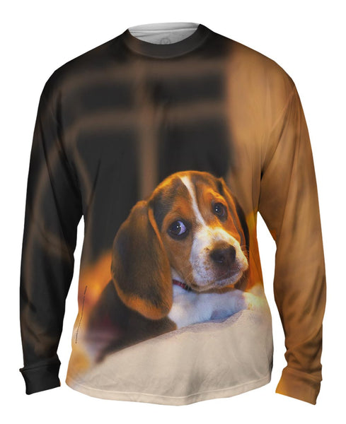 Snuggle Time Beagle&nbsp;Mens Long Sleeve
