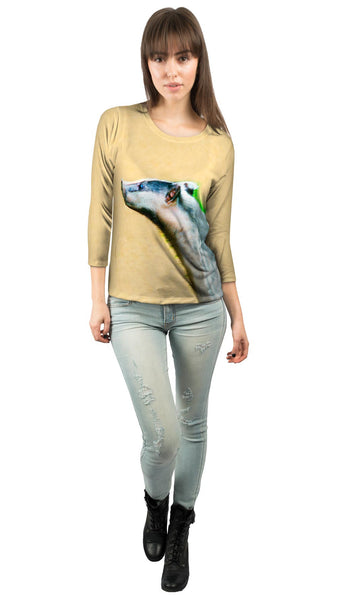 Wild Neon Honey Badger&nbsp;Womens 3/4 Sleeve