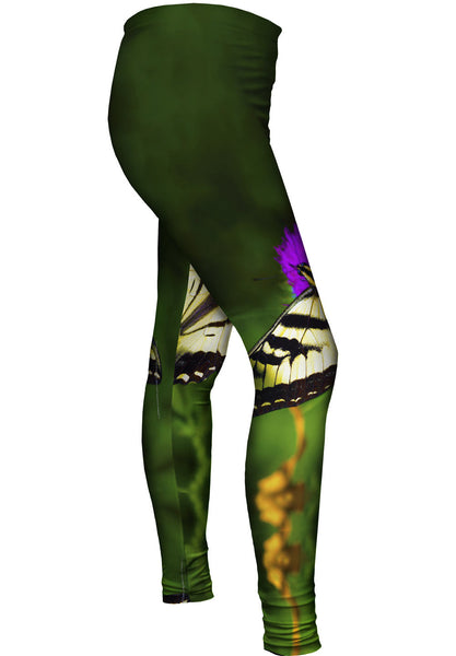 Wispy Yellow Butterfly&nbsp;Womens Leggings