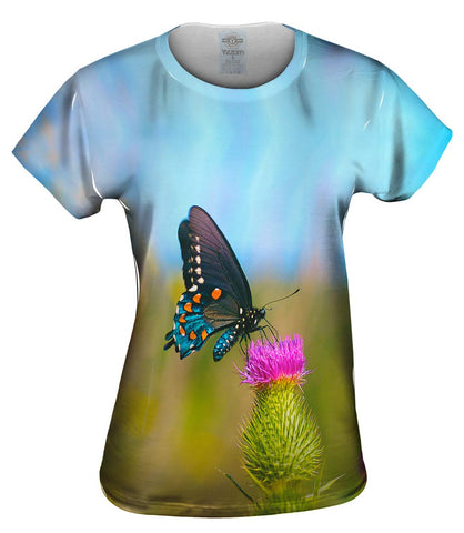 Wispy Black Butterfly