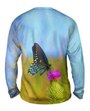 Wispy Black Butterfly