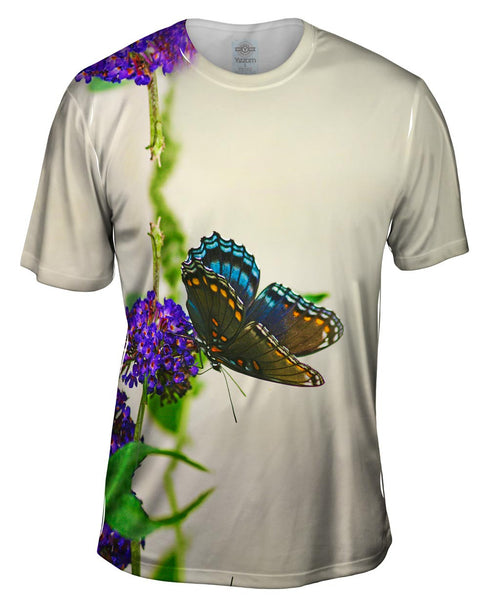 Fanciful Dark Butterfly Mens T-Shirt