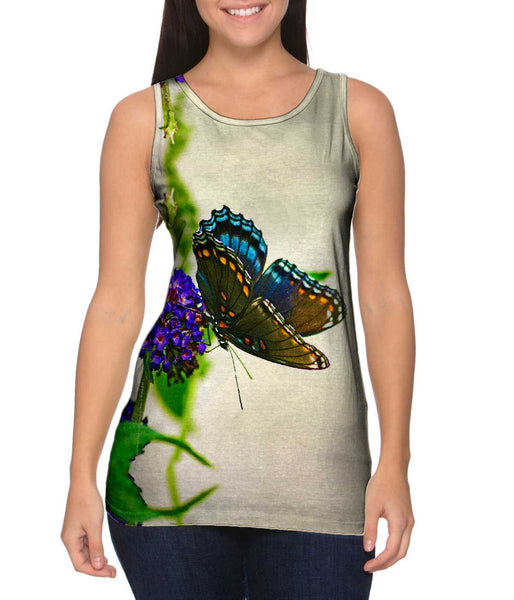 Fanciful Dark Butterfly&nbsp;Womens Tank Top