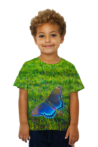 Kids Flighted Dark Blue Butterfly