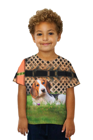 Kids Lounging Beagle