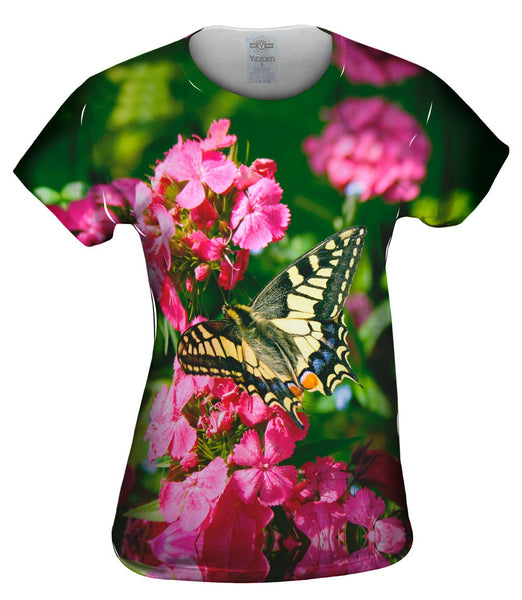 Winged Swallowtail Butterfly Womens Top