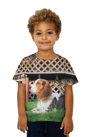 Kids Beagle Flower Lover