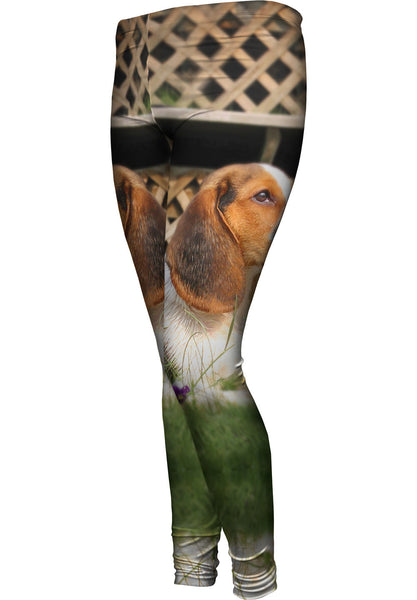 Beagle Flower Lover&nbsp;Womens Leggings