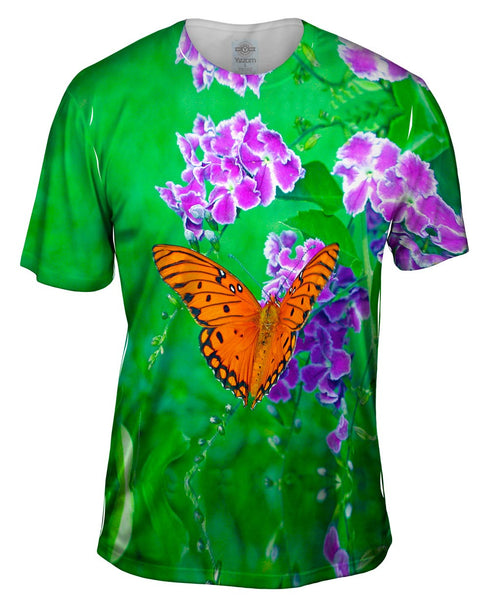 Beautiful Orange Butterfly Mens T-Shirt