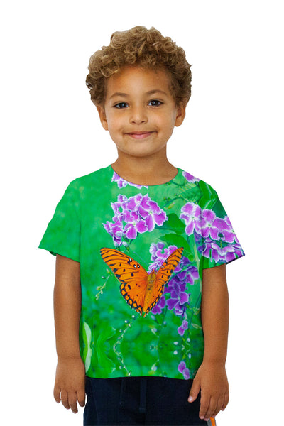 Kids Beautiful Orange Butterfly&nbsp;Kids T-Shirt