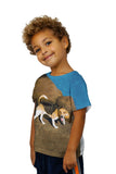 Kids Beagle On Rocks