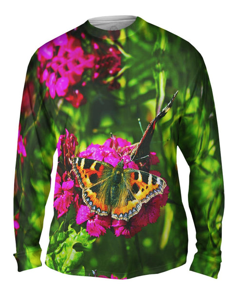 Enchanting Tortoise Shell Butterfly&nbsp;Mens Long Sleeve