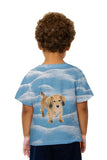 Kids Dachshund Snow Play