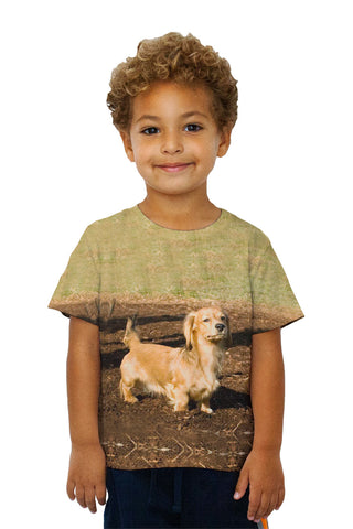Kids Dachshund Hates Mud