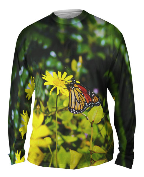 Monarch Daisy Butterfly&nbsp;Mens Long Sleeve