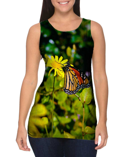 Monarch Daisy Butterfly&nbsp;Womens Tank Top