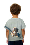 Kids Face Lick Dachshund
