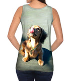 Face Lick Dachshund