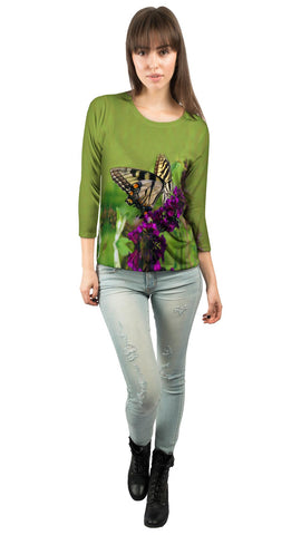 Enchanting Purple Flower Butterfly